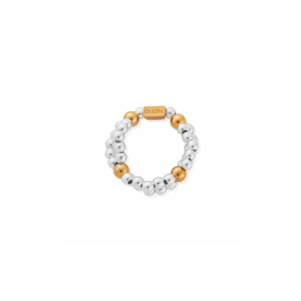 Gold & Silver Entwined Double Ring