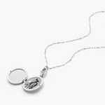 Fossil Locket Collection Stainless Steel Necklace