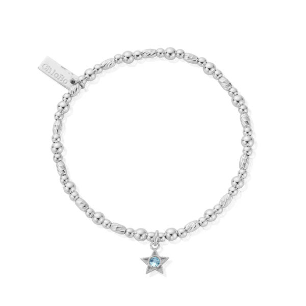 March Birthstone Bracelet