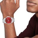 Tommy Hilfiger Bruce SS Red Dial Watch