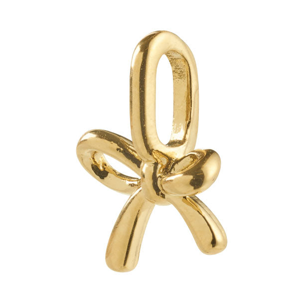 CHARM Bow Pendant Gold