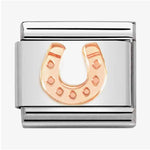 Nomination Classic Composable Rose Gold Horseshoe Charm