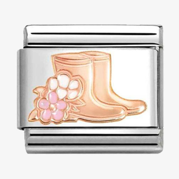 Nomination Classic Rose Gold Wellies Charm