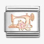 Nomination Classic Rose Gold Sewing Machine Charm