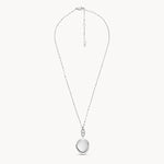 Fossil Locket Collection Stainless Steel Necklace