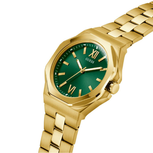 Emperor Gold Watch with Green Face