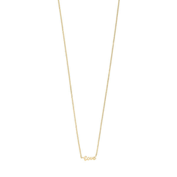 Pilgrim LOVE Yellow Gold Plated Necklace