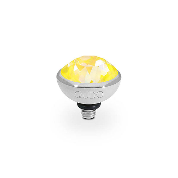 Qudo Bottone 10mm Sunshine Delite Topper Silver