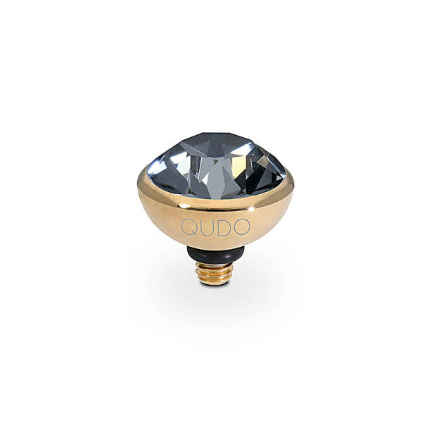 Qudo Bottone 10mm Silver Night Gold Topper