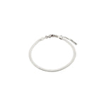 Pilgrim Joanna Silver Plated Flat Snake Chain Bracelet