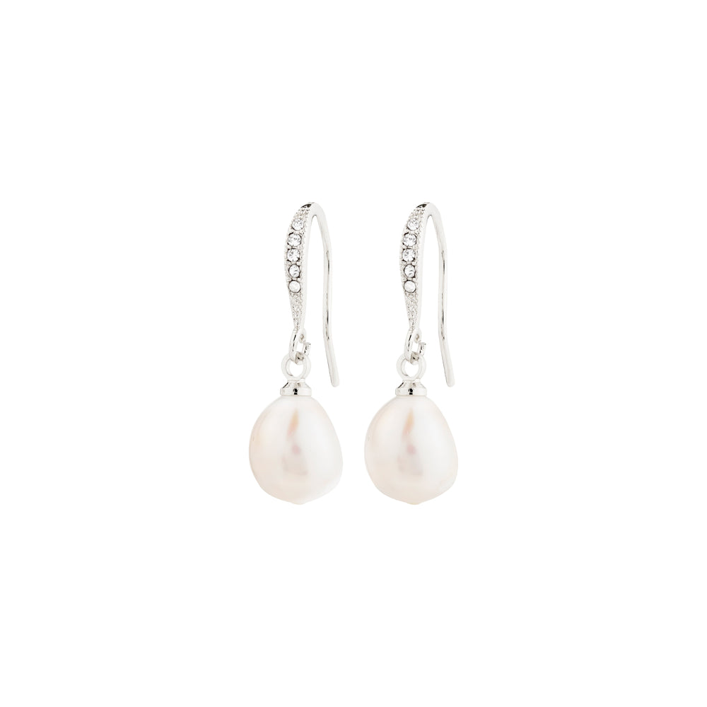 JASMIN pearl earrings silver-plated