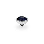 Qudo Bocconi 11mm Dark Indigo Topper Silver