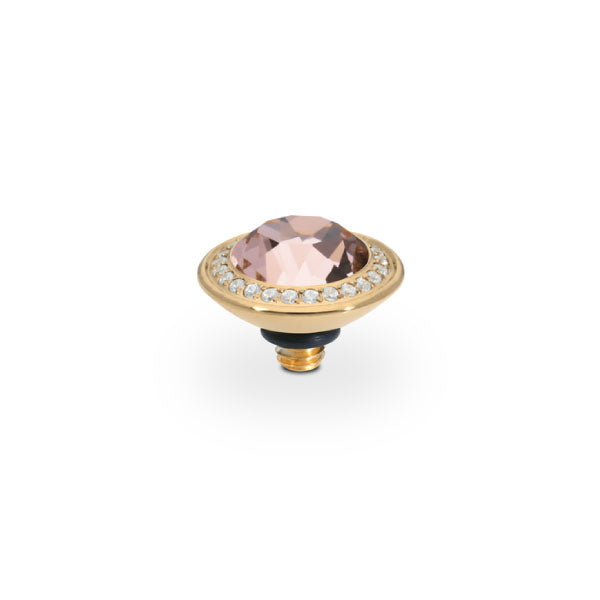 Qudo Tondo Deluxe 9mm Vintage Rose Topper Gold