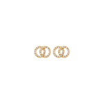 JOLINA recycled earrings gold-plated