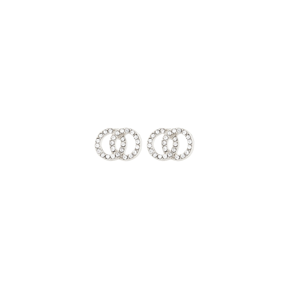 JOLINA recycled earrings silver-plated