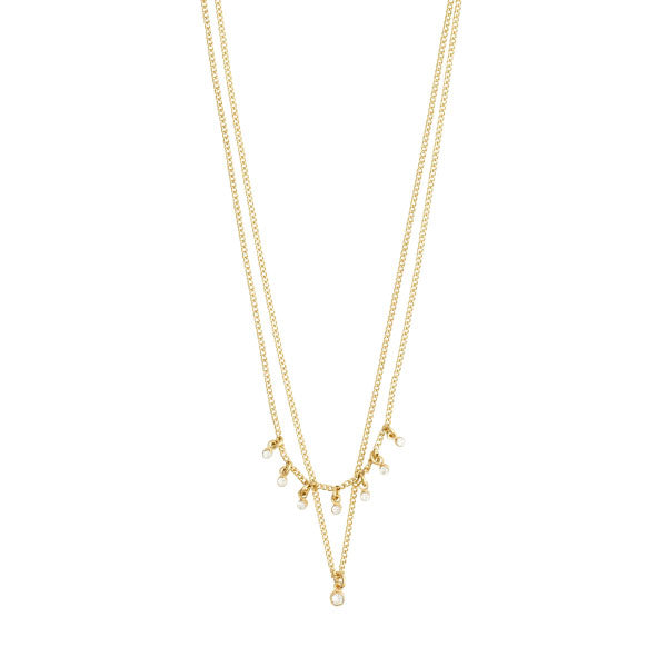 Pilgrim SIA Yellow Gold Plated 2-in-1 Necklace