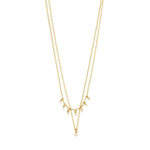 Pilgrim SIA Yellow Gold Plated 2-in-1 Necklace