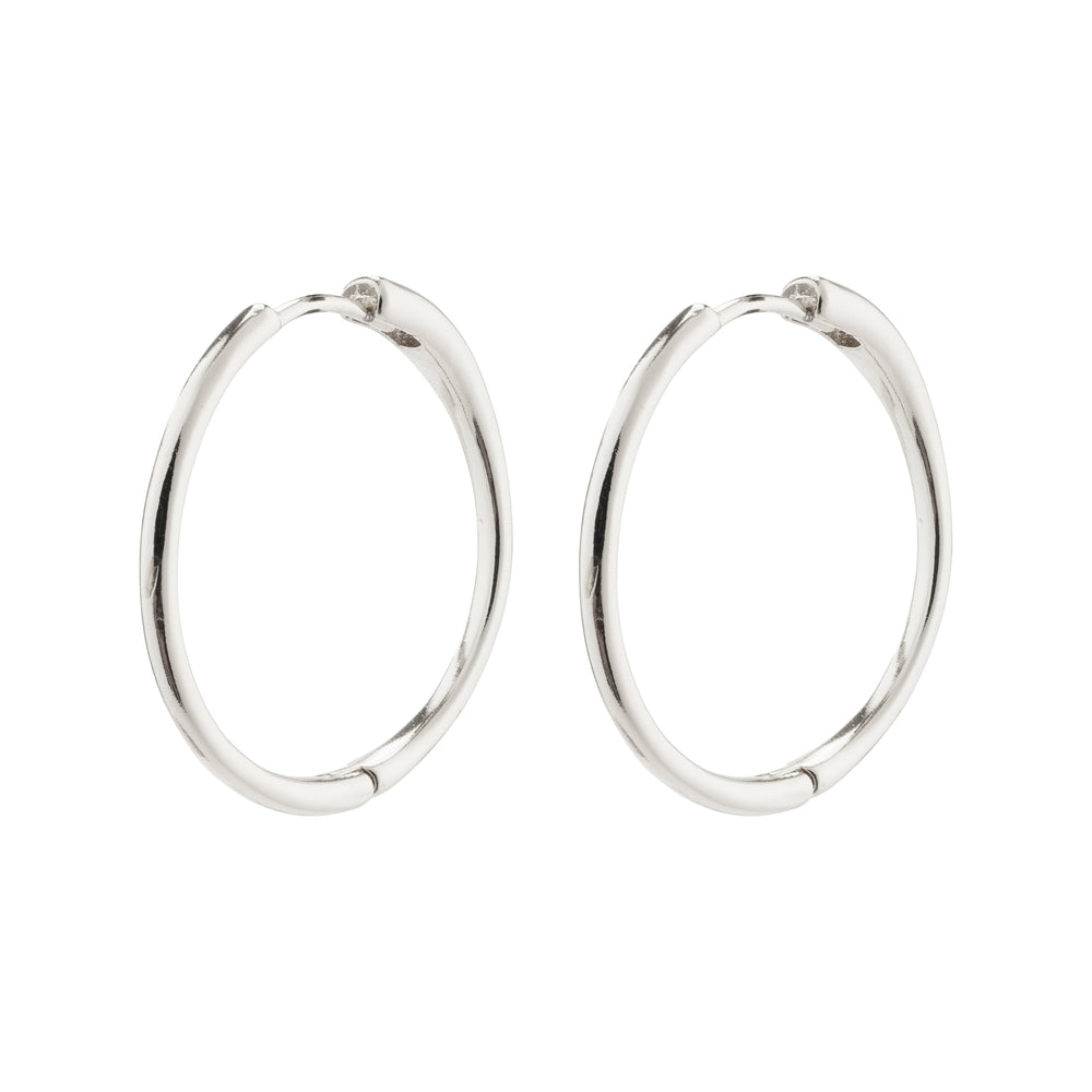 EANNA large hoops silver-plated