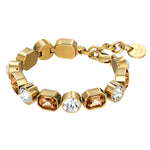 Alaya Gold Bracelet with Golden Stones