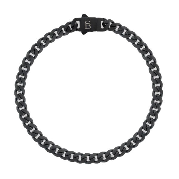 Steel & Barnett B Edition Mens Bracelet Stainless Steel Size Medium