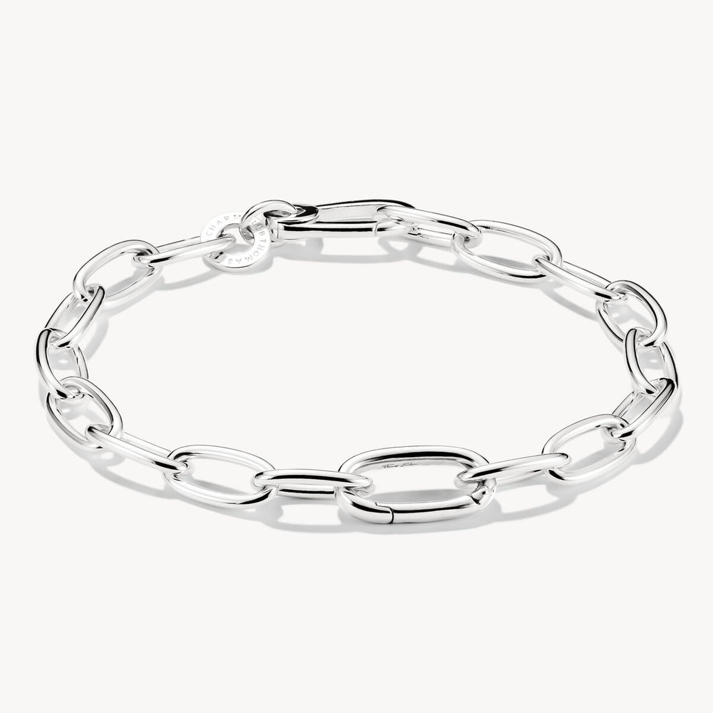 Thomas Sabo Silver Charm Bracelet with Connect Link
