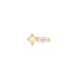 Ania Haie Gold Kyoto Opal Sparkle Barbell Single Earring