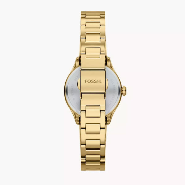 Gilmore Three-Hand Gold-Tone Stainless Steel Watch