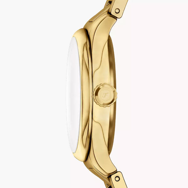 Gilmore Three-Hand Gold-Tone Stainless Steel Watch