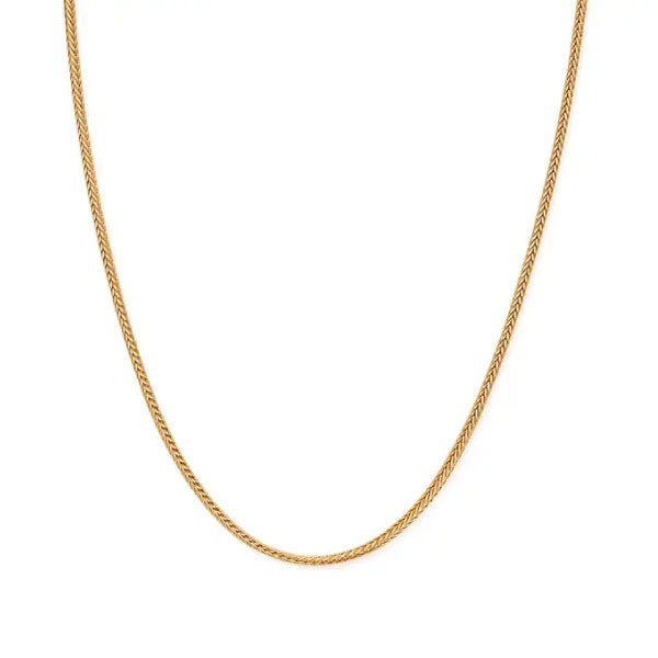 Chlobo Fox Tail Chain Necklace Gold