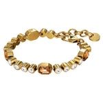 Grivna Gold Bracelet with Golden Stones