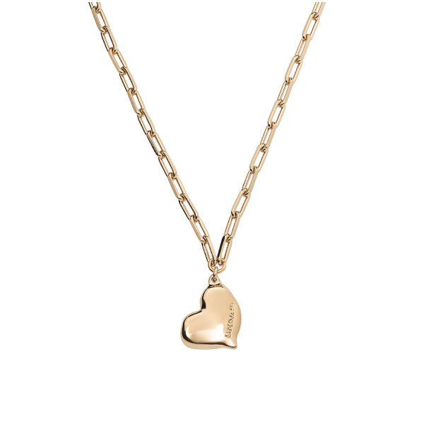 Uno de 50 Heartbeat 18K Gold-Plated Link Necklace