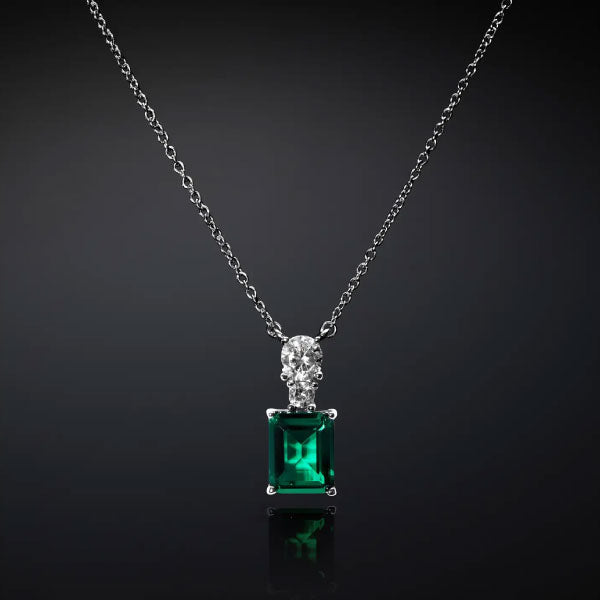 Chiara Ferragni Emerald Pendant Necklace