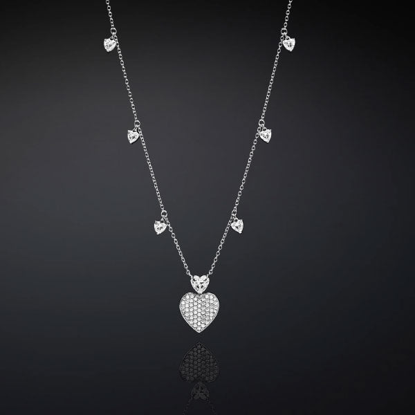 Chiara Ferragni Sterling Silver Heart Necklace