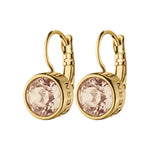 Louise Gold Earrings with Golden Stones