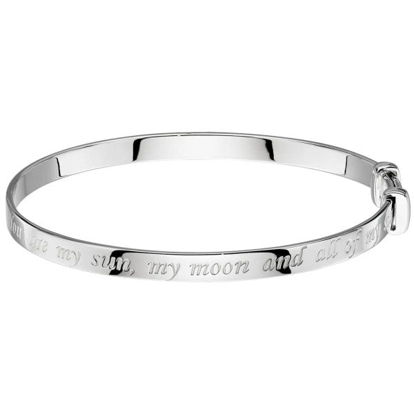 Little Stars Sterren Sun & Moon Silver Bangle