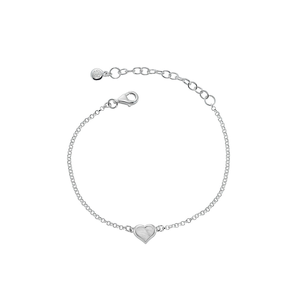 Little Star Betty Heart Mother Of Pearl Bracelet
