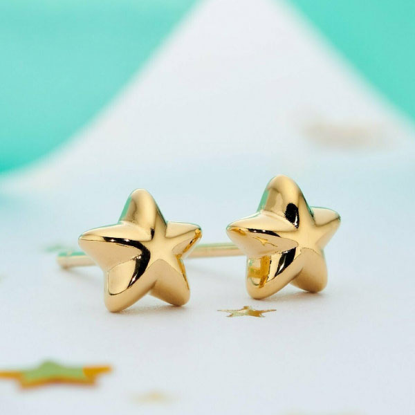 Little Star Sophie Little Gold Star Earrings