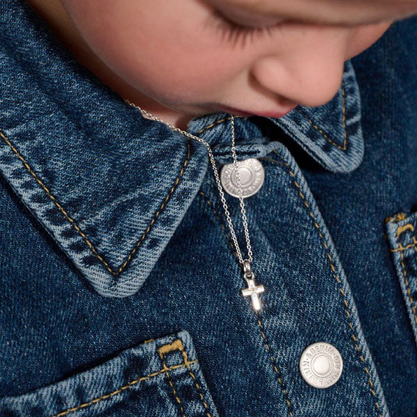 Grace Silver Cross Necklace
