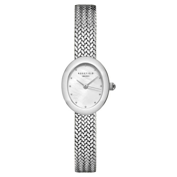 Mini Oval Silver Ladies Watch