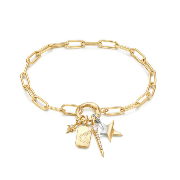 Ania Haie Gold Sparkle Bar Charm