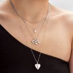 Ania Haie Silver Dome Heart Charm