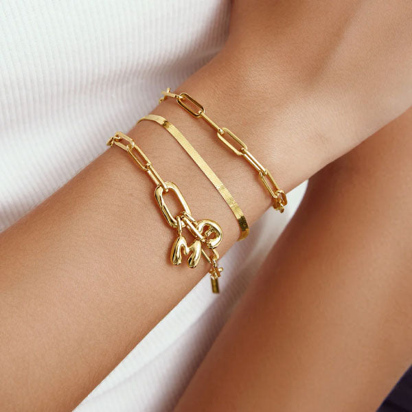 Ania Haie Gold E Letter Charm