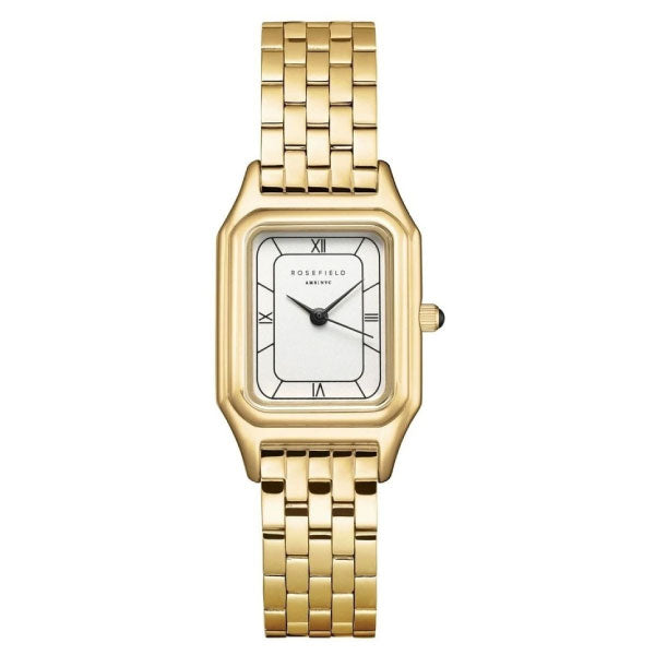 Ivy White Dial Gold Ladies Watch