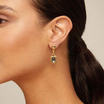 Uno de 50 Lock Earrings Gold