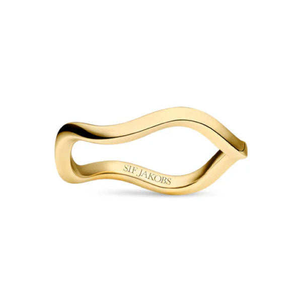 Yellow Gold Ellera Waves Pianura Ring