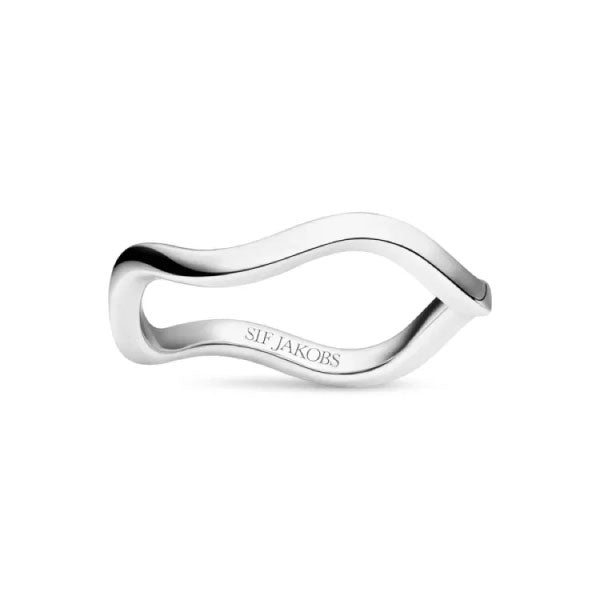 Sif Jakobs Silver Ellera Waves Pianura Ring