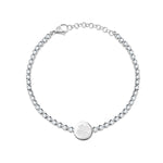 Sector Stainless Steel Woman's 4 Leaf Clover Tennis Bracelet