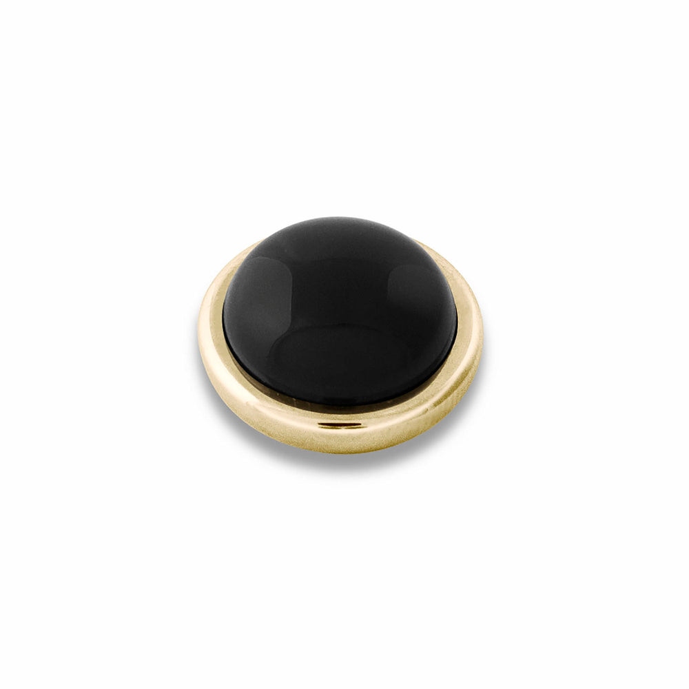 Sence Gold Topper with Black Stone