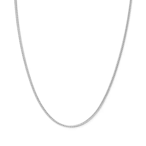 Chlobo Fox Tail Chain Necklace Silver