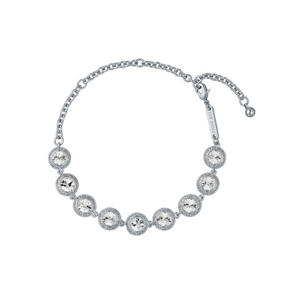 Solanna Soli Sparkle Multi Halo Silver Bracelet